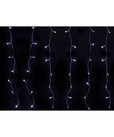 1 - Luci tenda flash 133 LED esterno Bianco Freddo 6 metri