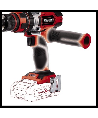 2 - Trapano avvitatore a percussione a batteria TE-Cd 18/48 Li/i Solo Einhell 4513926