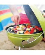 4 - Barbecue a carbone Smokey Joe Premium 37 cm Weber verde 1127704