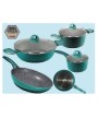 1 - Batteria di pentole 8 pezzi Naturally Green Petravera Plus Aeternum