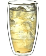 3 - Eva 2 bicchieri bicchiere termico a doppia parete vetro borosilicato