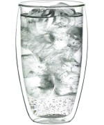 5 - Eva 2 bicchieri bicchiere termico a doppia parete vetro borosilicato