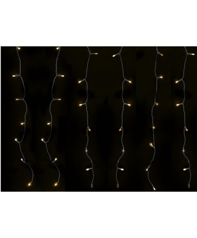 1 - Luci tenda flash 133 LED esterno Bianco Caldo 6 metri