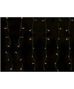 1 - Luci tenda flash 133 LED esterno Bianco Caldo 6 metri