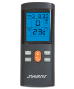 4 - Ventilatore da soffitto 4 pale a scomparsa Johnson Chandelier luce telecomando funzione reverce