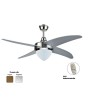 1 - Ventilatore a soffitto EV053 Cayo Largo Cfg con luce telecomando ø 130 cm