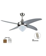 1 - Ventilatore a soffitto EV053 Cayo Largo Cfg con luce telecomando ø 130 cm