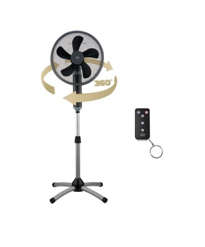 1 - DCG ventilatore a piantana VE1648TT telecomando oscillazione 360° timer