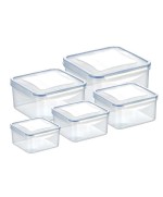 1 - Set 5 contenitori in plastica 892044 Tescoma