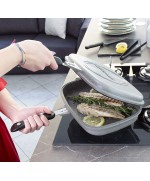 3 - Grill doppia bistecchiera 36 x 26 cm  Aeternum