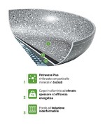 3 - Tegame in pietra Aeternum Bialetti induzione 24 cm