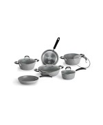 1 - Batteria di Pentole Bialetti Petravera Pro 10 pezzi