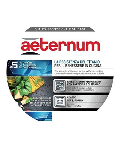 2 - Lasagnera rettangolare Aeternum Titanium 25 x 20 cm