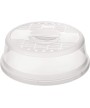 1 - Coperchio copri piatto per microonde Rotho rotondo 26,5 cm paraschizzi