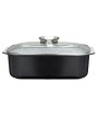 1 - Rostiera con coperchio Aroma Gourmet GSW Rettangolare 40x26x11 cm