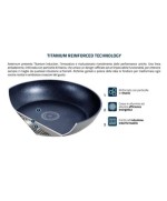 3 - Padella antiaderente Aeternum Titanium titanio cm 18