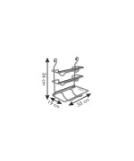 4 - Portarotoli da cucina Tescoma 900056 3 rotoli Monti