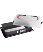 1 - Zenker tortiera lasagnera apribile con coperchio rettangolare