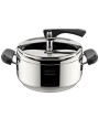 1 - Pentola a pressione 6 litri casseruola + cestello + ecodose La Classica Lagostina