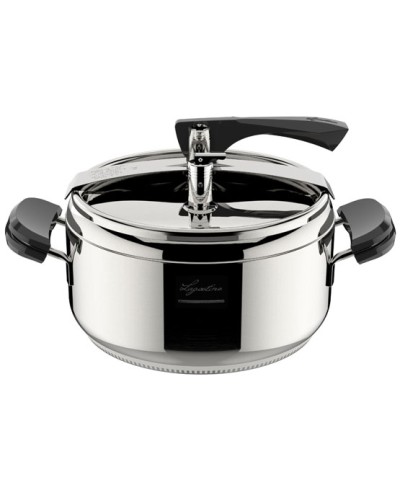1 - Pentola a pressione 6 litri casseruola + cestello + ecodose La Classica Lagostina