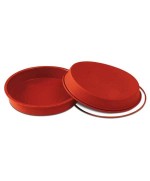1 - Tortiera silicone stampo liscio 24 cm tondo Silikomart