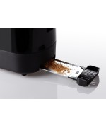 4 - Tostapane 2 fette Ariete Toastime 159 nero 700W