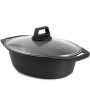 1 - Rostiera casseruola ovale con coperchio Aeternum Petravera