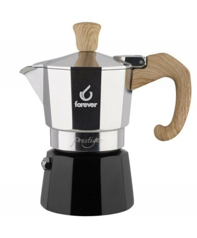 1 - Caffettiera Forever Moka Prestige Woody 2 tazze
