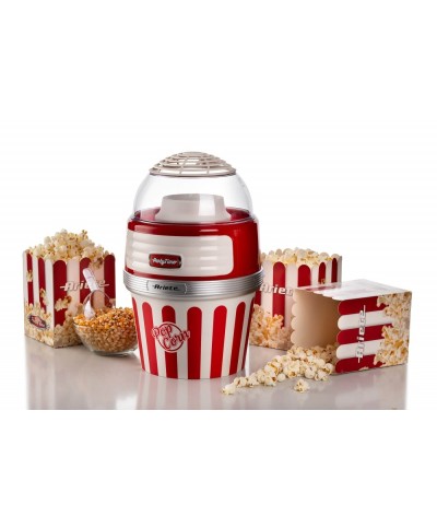 2 - Macchina per pop corn XL Ariete 2957 Party Time rosso