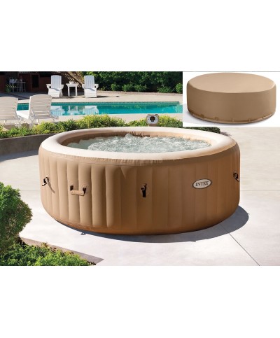 1 - Piscina idromassaggio Intex 28474Pure Bubble SPA 191 x 71 cm con pompa