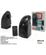 1 - Termoventilatore a presa con telecomando ceramica stufa 400 W 586201