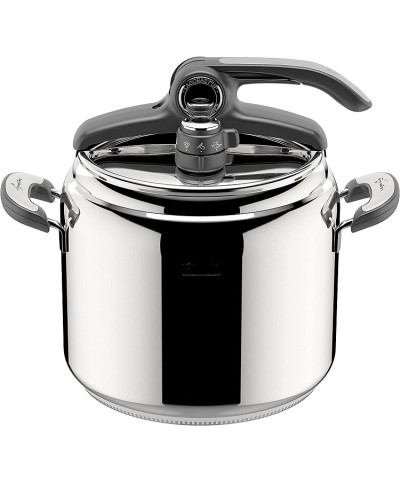 1 - Pentola a pressione Lagostina 9 lt 22 cm Novia LagoEasyup doppia valvola