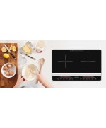 4 - Piano cottura ad induzione Slim doppio G3Ferrari G10038 Dinamiko Duo