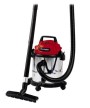 1 - Bidone aspira solidi e liquidi Einhell 2342370 12 lt inox