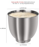 5 - Impastatrice 10 litri Bomann KM6036 CB