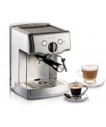 1 - Macchina da caffè espresso in metallo per polvere e cialda Ariete 1324 cappuccino