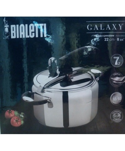 2 - Pentola a pressione Bialetti  7 lt 22 cm Galaxy