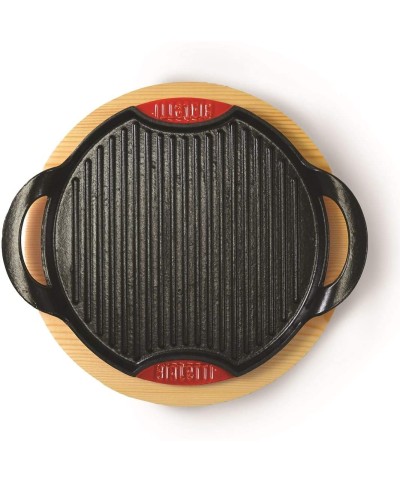 1 - Bistecchiera grill in Ghisa con vassoio Bialetti cm 28 tonda