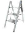 1 - Sgabello Leonardo 3 gradini alluminio