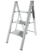 1 - Sgabello Leonardo 3 gradini alluminio