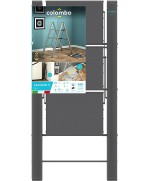 5 - Sgabello Leonardo 3 gradini alluminio