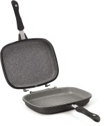 1 - Grill doppia bistecchiera 32 x 24 cm  Aeternum