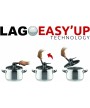 3 - Pentola a pressione Lagostina Amica Lagoeasy'up 5 lt