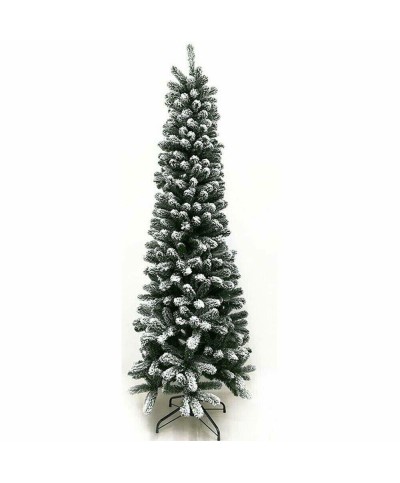 2 - Albero di Natale Artificiale Innevato Slim Maiella 180 cm