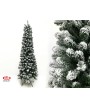 1 - Albero di Natale Artificiale Innevato Slim Maiella 210 cm