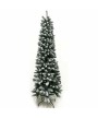 2 - Albero di Natale Artificiale Innevato Slim Maiella 210 cm