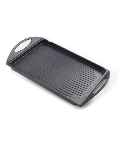 1 - Bistecchiera rigata alluminio pressofuso Eva 013663