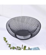 4 - Cestino Porta Frutta Eva doppio filo nero 24,5 cm