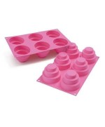 1 - Stampo in silicone torta monoporzione Silikomart Sf148 Mini Wonder cake