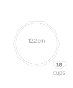 5 - Caffettiera Forever 18 tazze Miss Moka Prestige 120108